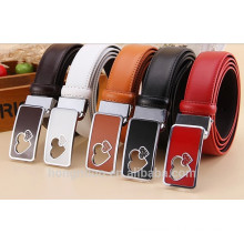 women's heart plate buckle decorative PU/leather belt